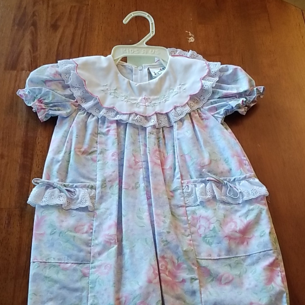 Baby Jumper, 18 months, pink and green